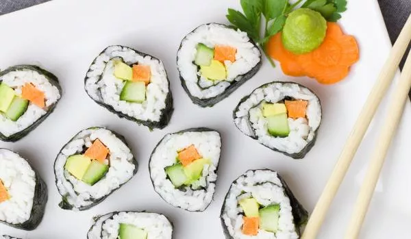 veganes Sushi vegane Makis