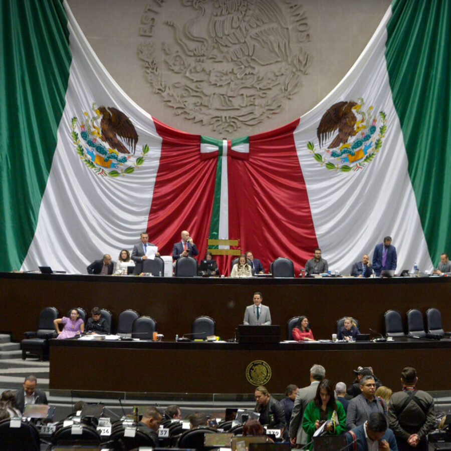 Abstimmung im mexikanischen Kongress