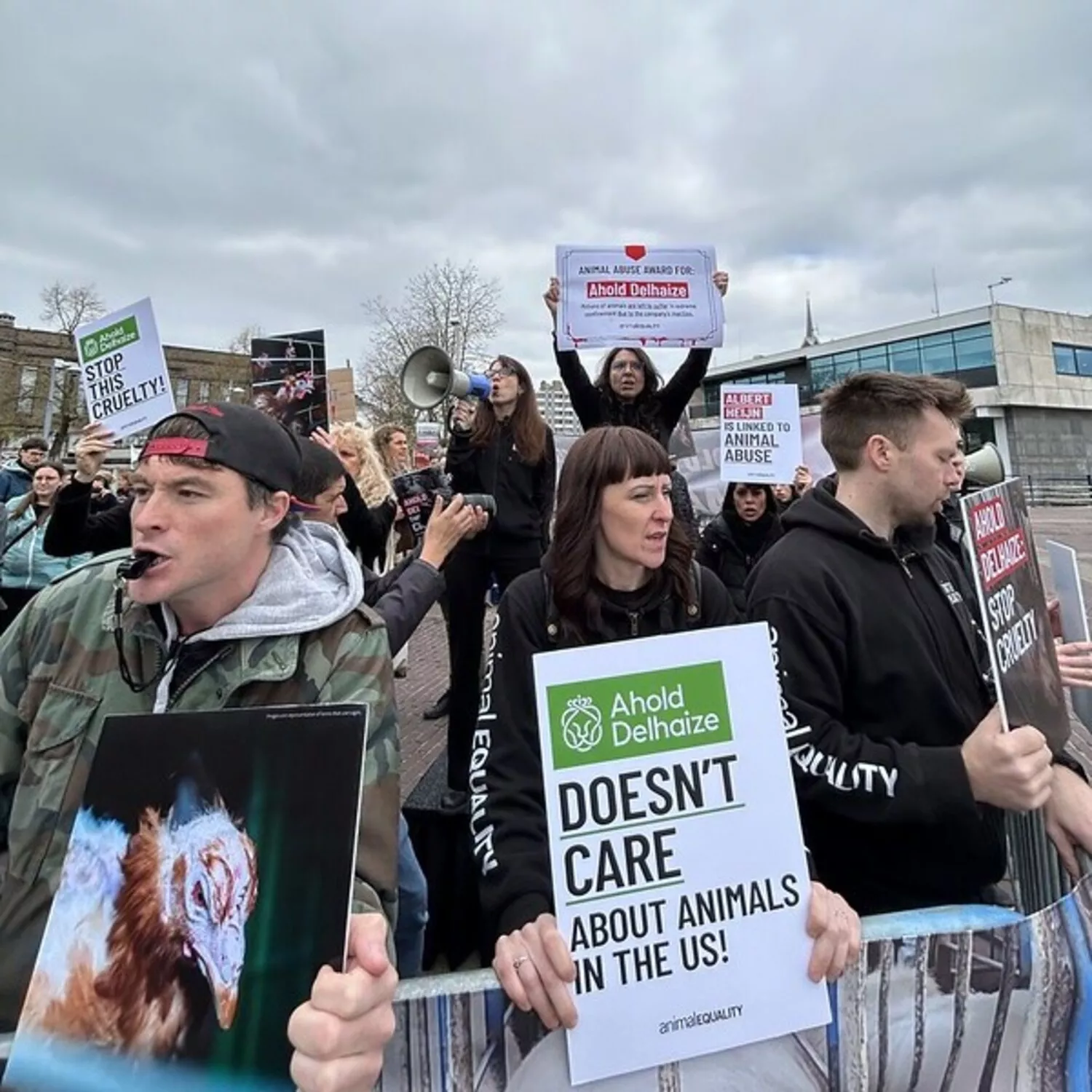 Protest gegen Ahold Delhaize
