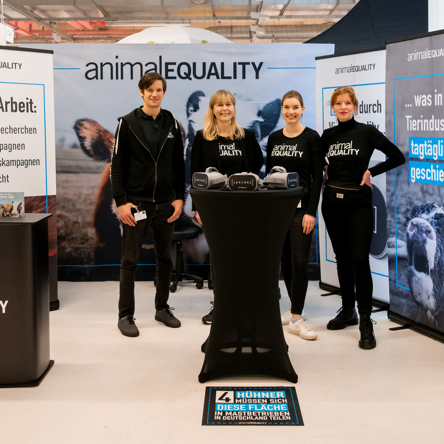 Animal Equality mit iAnimal auf der VeggieWorld