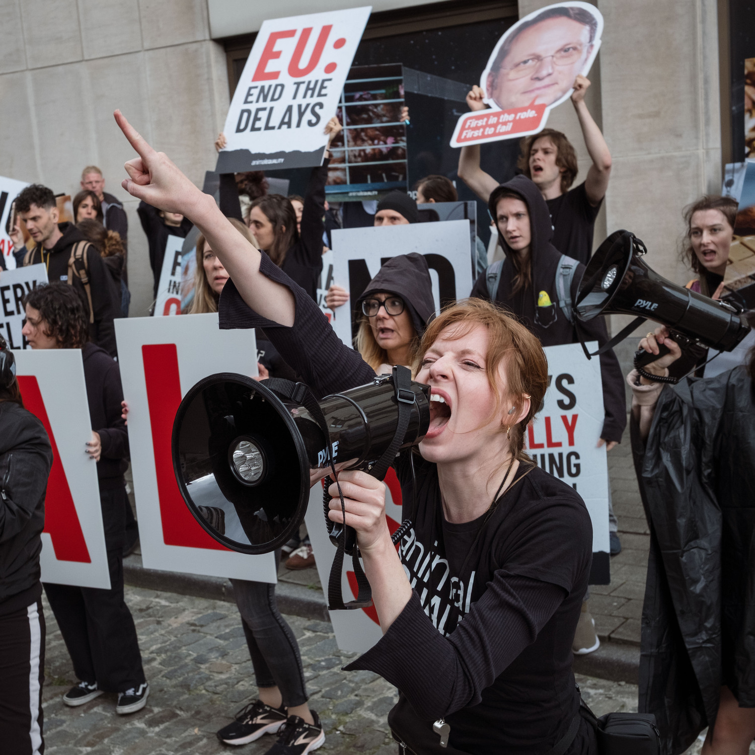 Protest in Brüssel