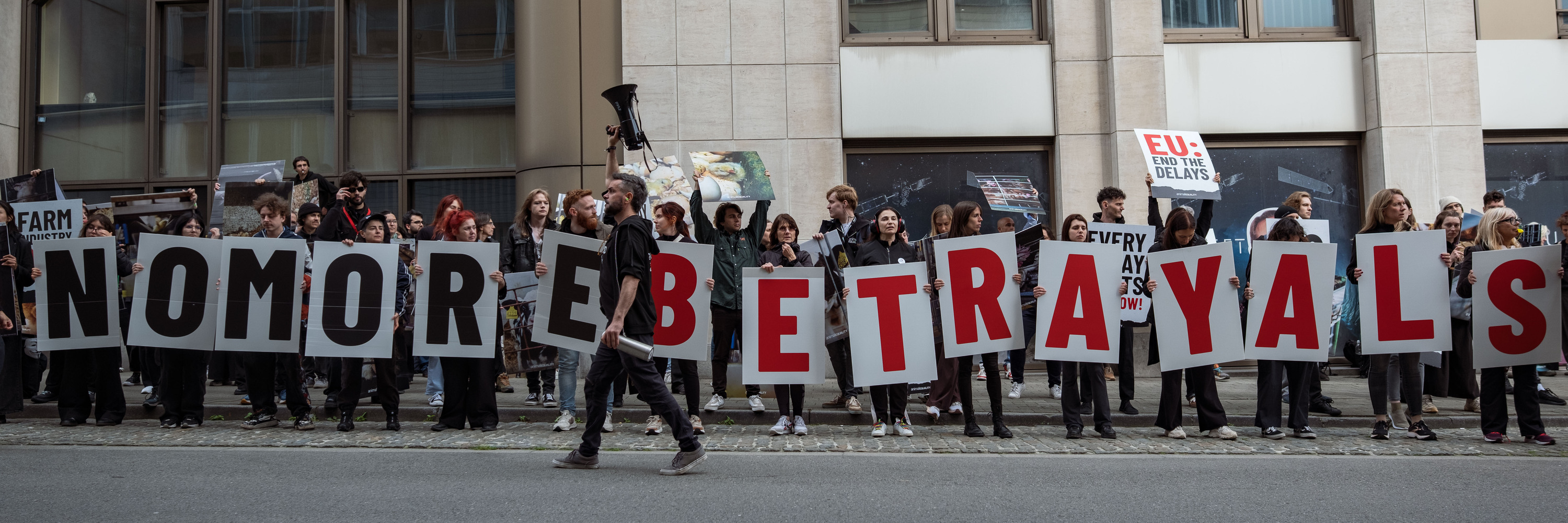 Protest in Brüssel