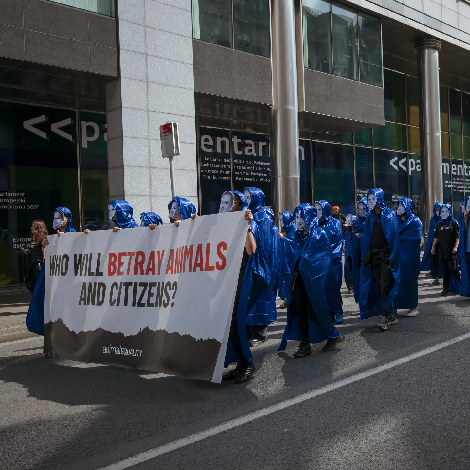 Protest in Brüssel