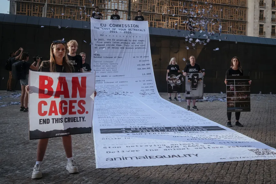 Protest in Brüssel