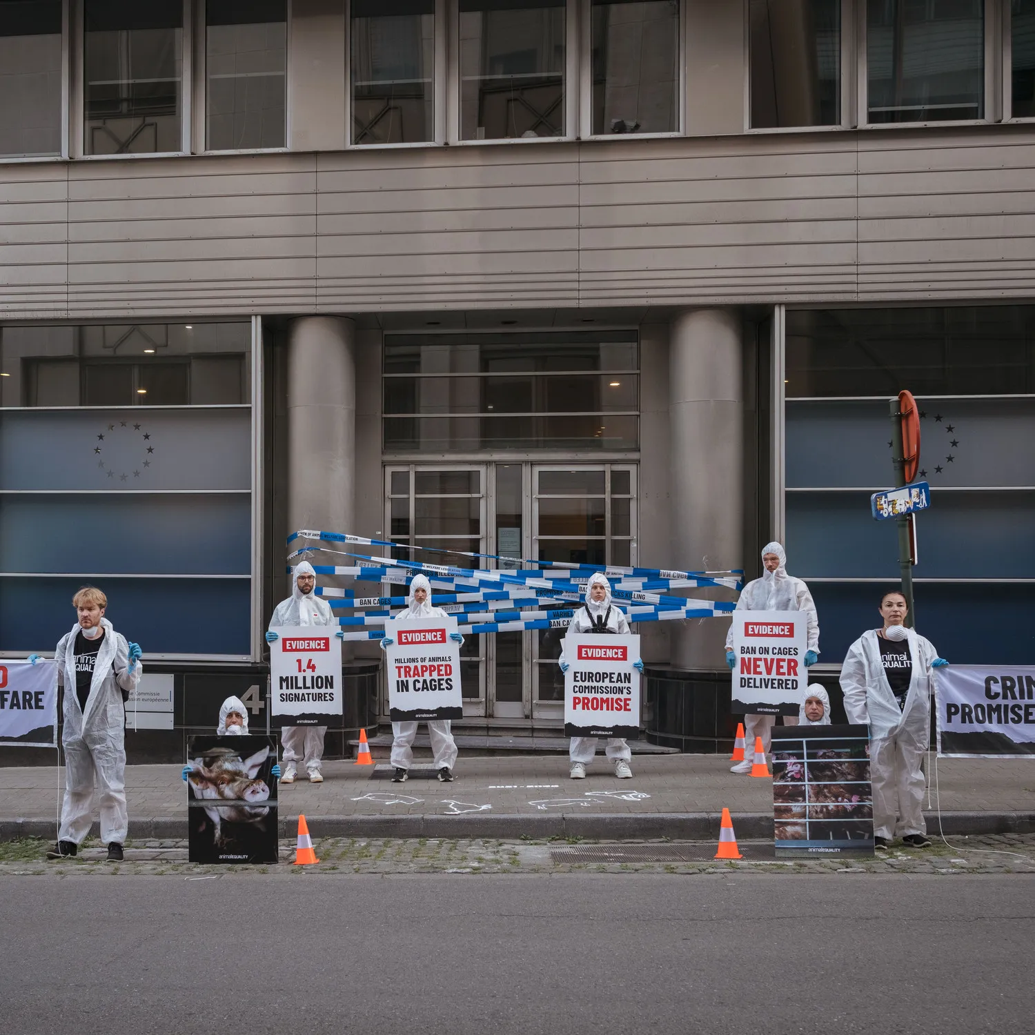 Protest in Brüssel