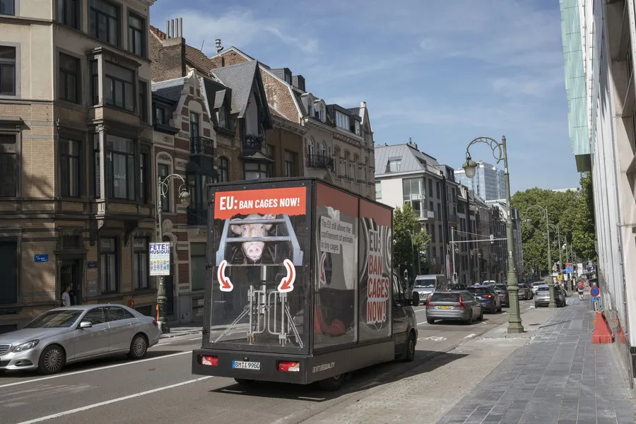 Protest in Brüssel