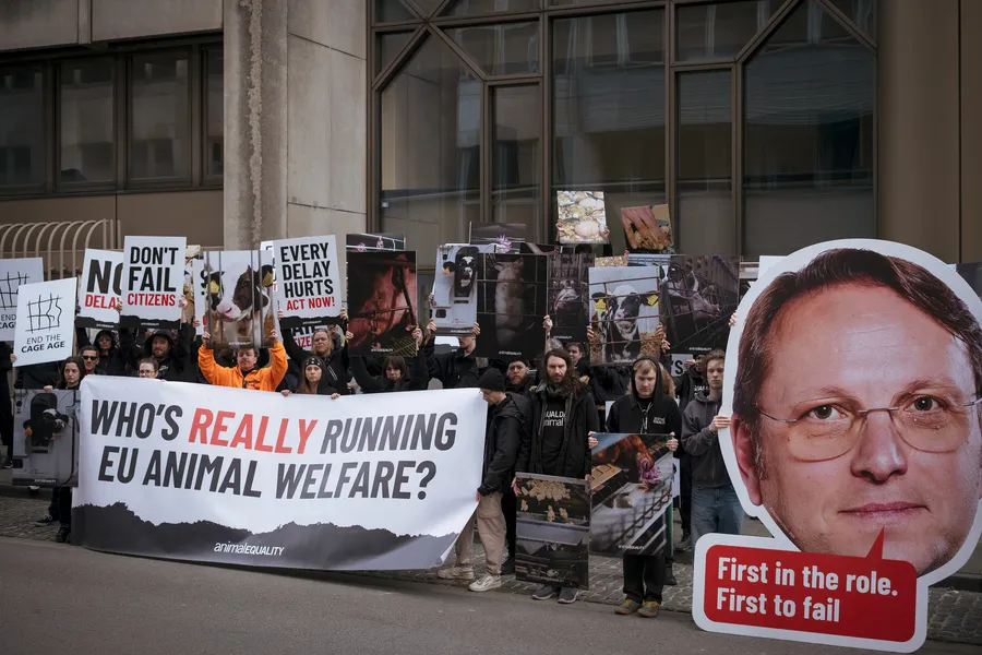 Protest in Brüssel
