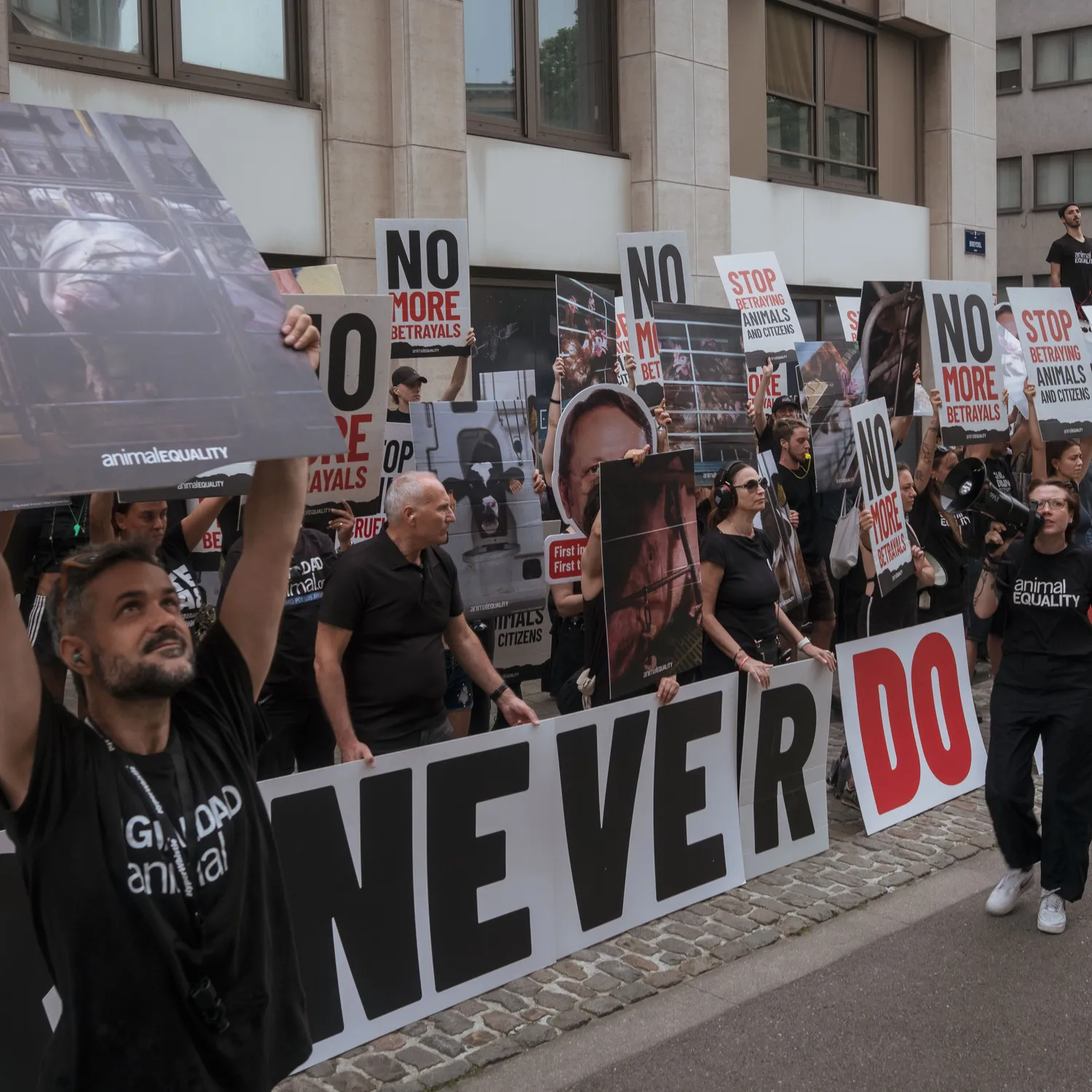 Protest in Brüssel