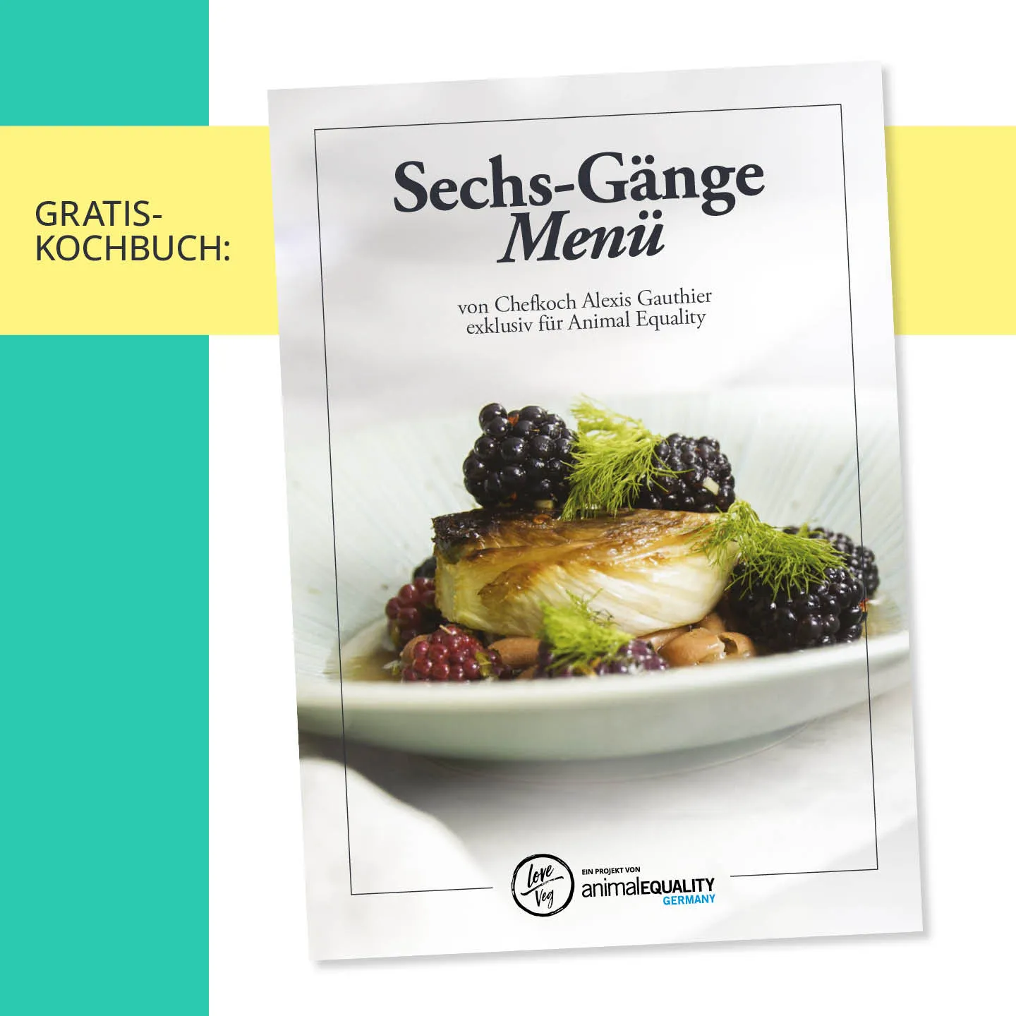 Alexis Gauthier Kochbuch für Animal Equality