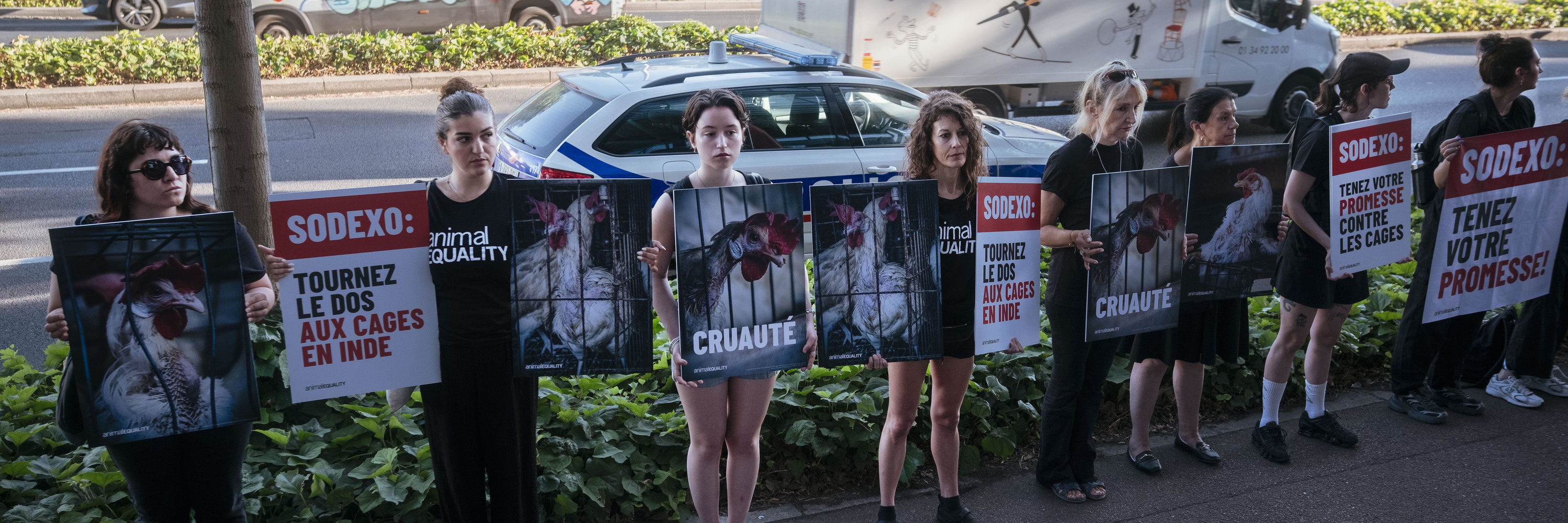 Protest bei Sodexo
