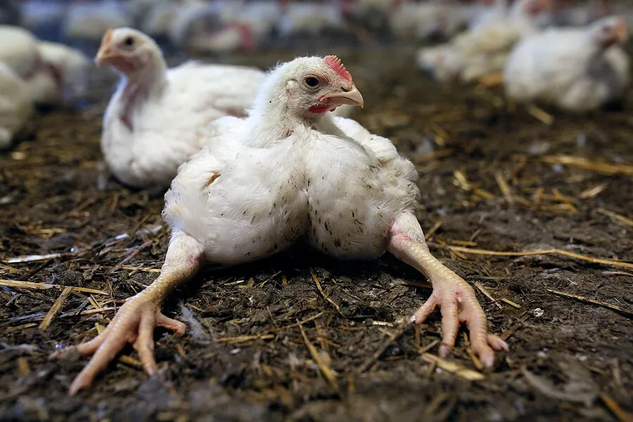 So ist es, als Huhn in der Fleischindustrie leben zu müssen 2 Huhn in der Hühnermast