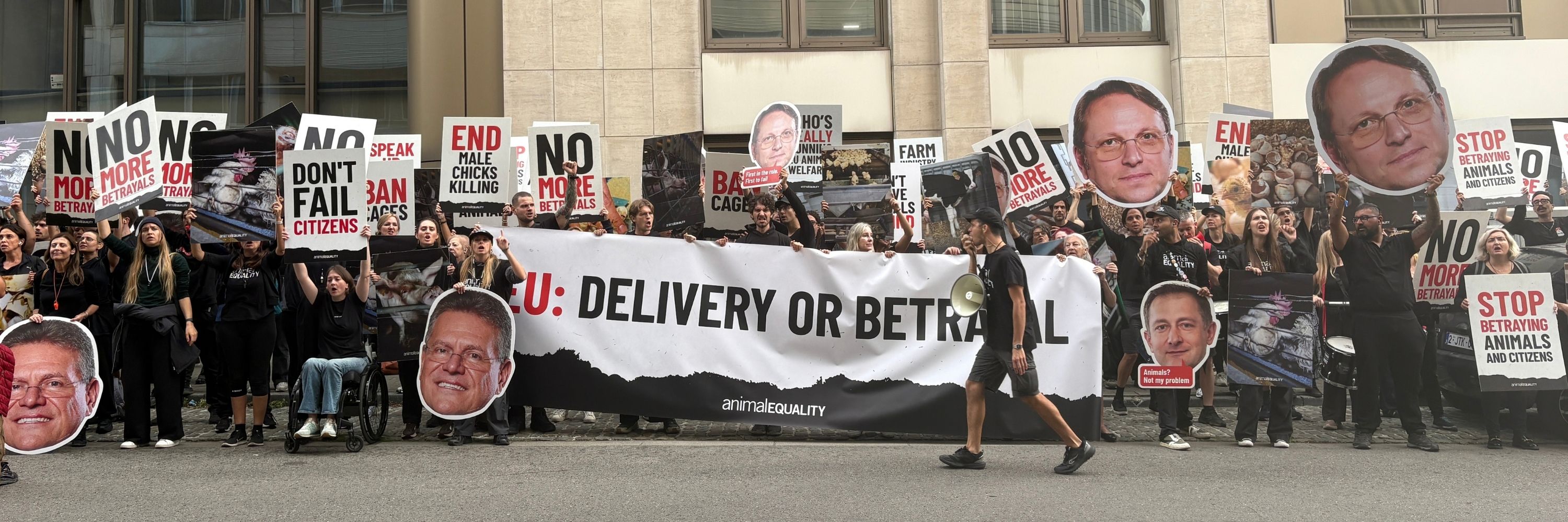 Protestwelle in Brüssel